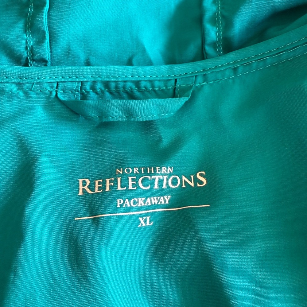 Northern Reflections Packaway Lightweight Teal Jacket - Picture 2 of 13